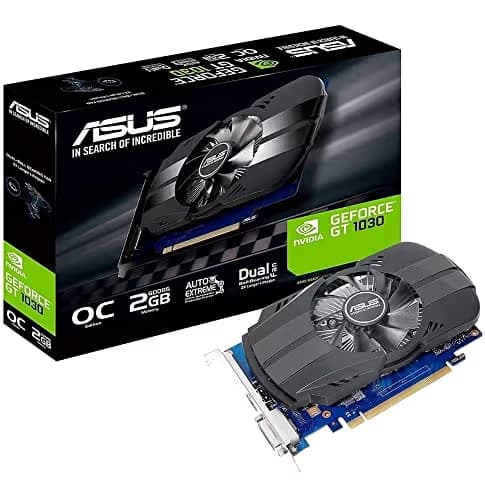 Asus Phoenix Fan OC GeForce GT 1030 2GB GDDR5 Black / Blue main image