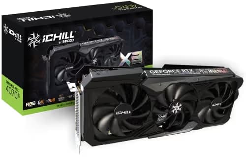 Inno3D X3 OC GeForce RTX 4070 Ti 12GB GDDR6X Black / Silver main image
