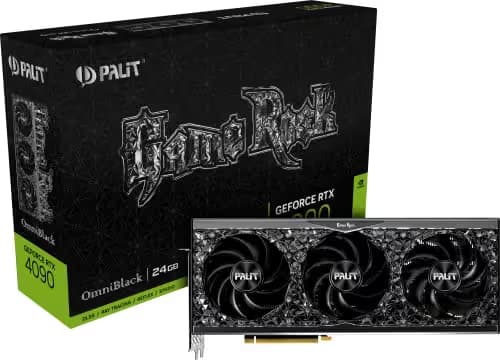 Palit GameRock GeForce RTX 4090 24GB GDDR6X Silver / Black image