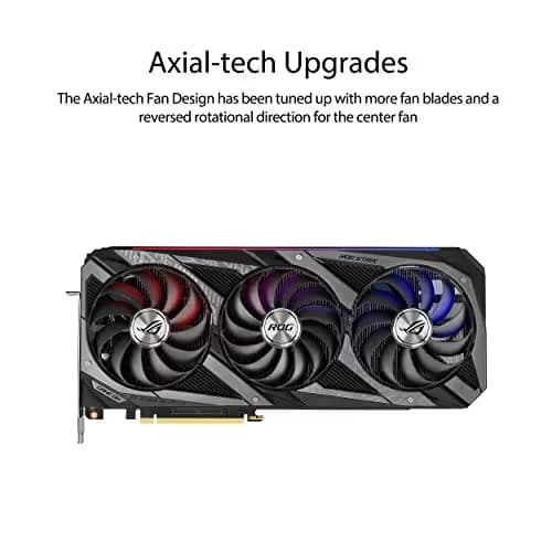 Asus ROG STRIX GAMING OC V2 GeForce RTX 3080 LHR 10GB GDDR6X Black image