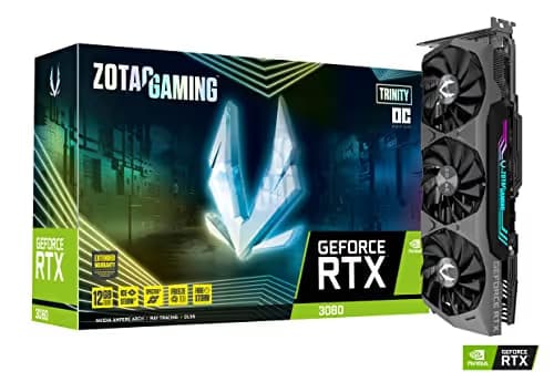 Zotac GeForce RTX 3080 12GB LHR GAMING Trinity OC 12GB GDDR6X Black main image