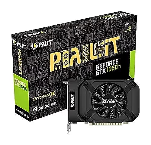 Palit StormX GeForce GTX 1050 Ti 4GB GDDR5 Black image
