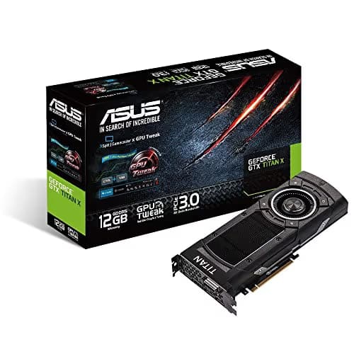 Asus GeForce GTX Titan X 12GB GDDR5 Black / Silver main image