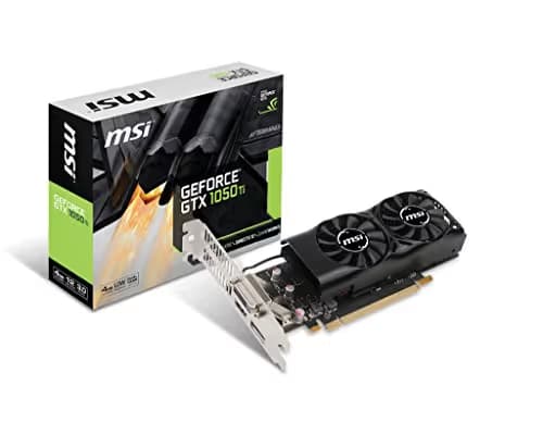 MSI LP GeForce GTX 1050 Ti 4GB GDDR5 Black / White main image