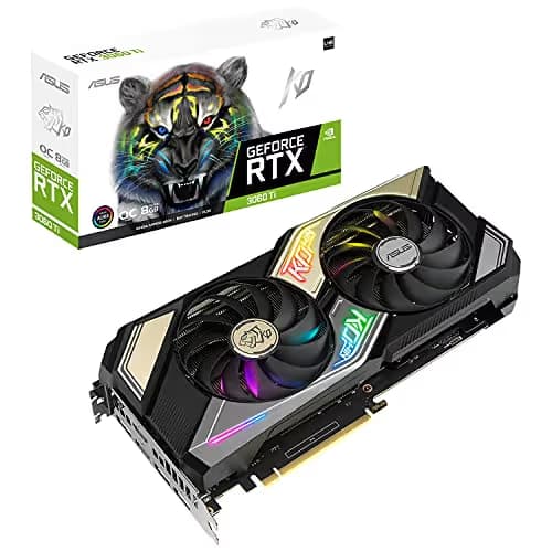 Asus GeForce RTX 3060 Ti LHR KO GAMING OC V2 8GB GDDR6 Silver / Black main image