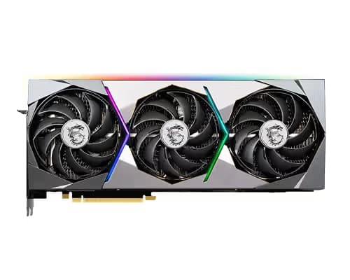 MSI SUPRIM X GeForce RTX 3080 Ti 12GB GDDR6X Black / Silver image