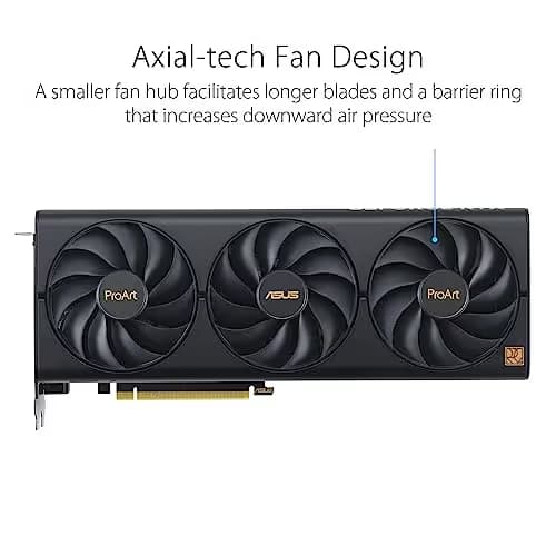 Asus ProArt OC GeForce RTX 4060 Ti 16GB GDDR6 Black / Gold image
