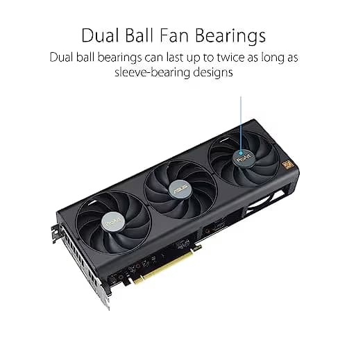 Asus ProArt OC GeForce RTX 4060 Ti 16GB GDDR6 Black / Gold image