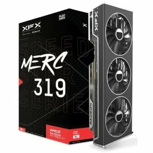 XFX Speedster MERC 319 Radeon RX 7800 XT BLACK Edition 16GB GDDR6 image