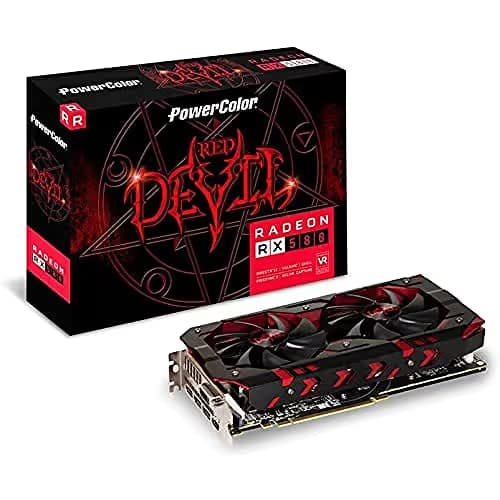 PowerColor Red Devil Radeon RX 580 8GB GDDR5 Black / Red image