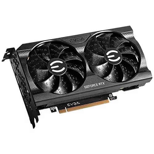EVGA XC BLACK GAMING GeForce RTX 3060 12GB 12GB GDDR6 Black image