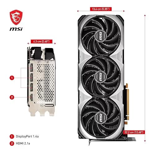 MSI GeForce RTX 4080 16GB VENTUS 3X OC GDDR6X image