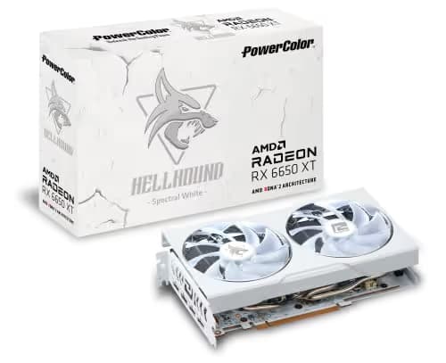 PowerColor Hellhound Spectral Radeon RX 6650 XT 8GB GDDR6 White image
