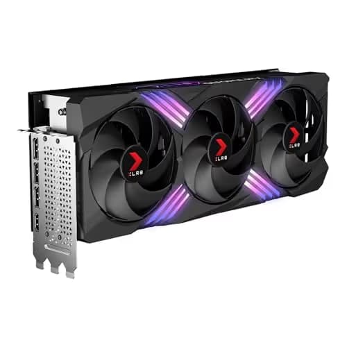 PNY GeForce RTX 4080 16GB XLR8 Gaming VERTO EPIC-X RGB Overclocked Triple Fan DLSS 3 image