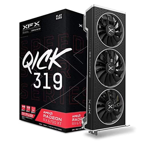 XFX Speedster QICK 319 Radeon RX 6700 XT 12GB GDDR6 Black main image