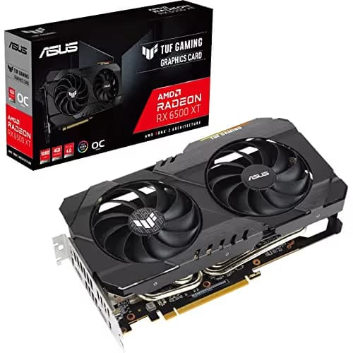 Asus TUF GAMING OC Radeon RX 6500 XT 4GB GDDR6 Black main image