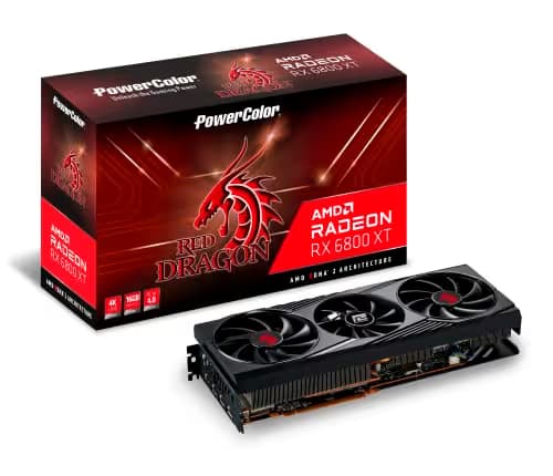 PowerColor Radeon RX 6800 XT Red Dragon OC 16GB GDDR6 Black main image