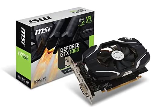 MSI GeForce GTX 1060 OCV1 6GB GDDR5 Black / White main image