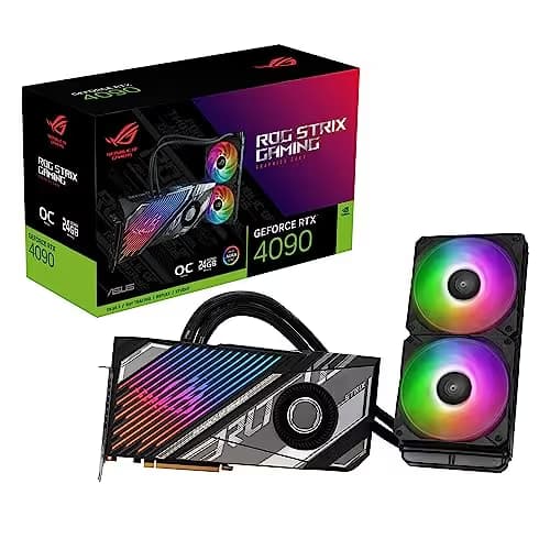 Asus ROG STRIX LC GAMING OC GeForce RTX 4090 24GB GDDR6X Black / Silver main image