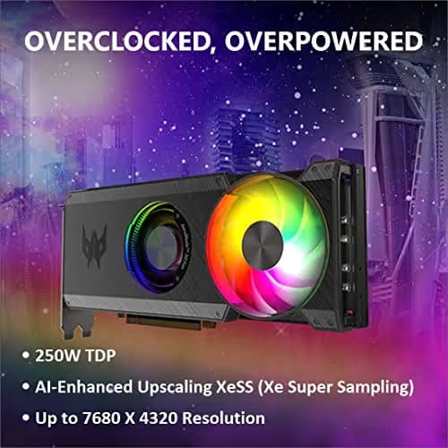 Acer Arc A770 Predator BiFrost OC 16GB GDDR6 Black / Silver image