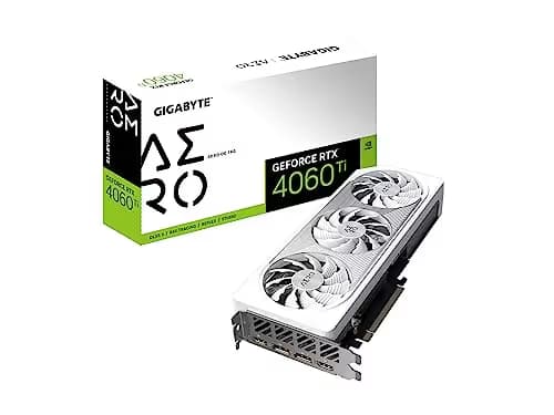 Gigabyte AERO OC GeForce RTX 4060 Ti 16GB GDDR6 White / Silver main image