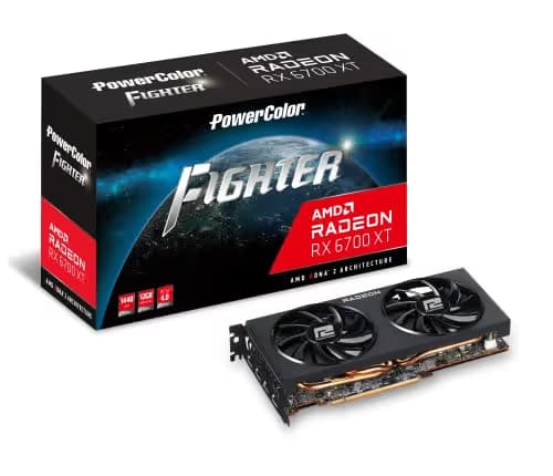PowerColor Fighter AMD Radeon RX 6700 XT 12GB GDDR6 main image