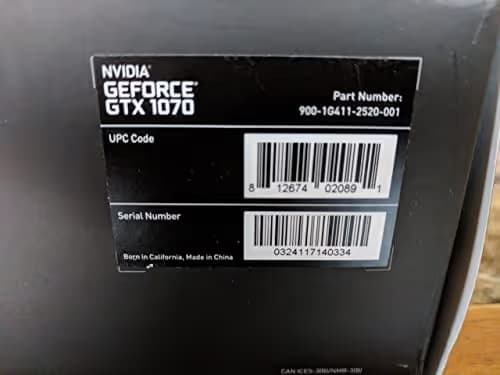 NVIDIA GeForce GTX 1070 8GB GDDR5 Founders Edition image