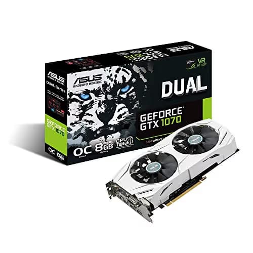 ASUS Dual GeForce GTX 1070 8GB GDDR5 PCI Express 3.0 SLI Support Video Card DUAL-GTX1070-O8G main image