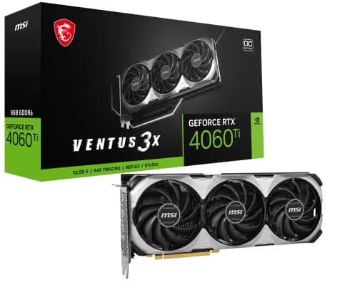 MSI VENTUS 3X OC GeForce RTX 4060 Ti 8 GB main image