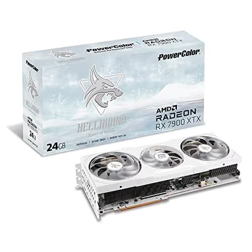 PowerColor Hellhound Spectral White AMD Radeon RX 7900 XTX 24GB GDDR6 OC main image