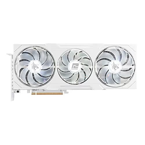 PowerColor Hellhound Spectral White AMD Radeon RX 7900 XTX 24GB GDDR6 OC image