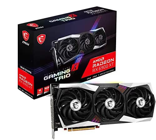 MSI Gaming X Trio Radeon RX 6900 XT 16GB GDDR6 Silver / Black image