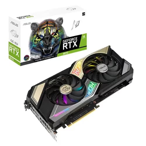 Asus GeForce RTX 3070 LHR KO GAMING OC V2 8GB GDDR6 Black / Silver image