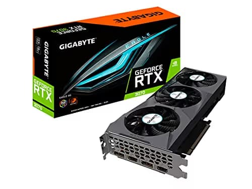 Gigabyte EAGLE OC GeForce RTX 3070 8GB GDDR6 Black / Silver main image