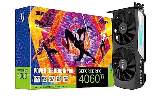 Zotac GAMING AMP Spider-Man: Across the Spider-Verse GeForce RTX 4060 Ti 16GB GDDR6 Black image