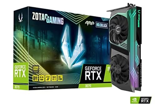 Zotac GAMING AMP Holo GeForce RTX 3070 8GB GDDR6 Silver / Black image