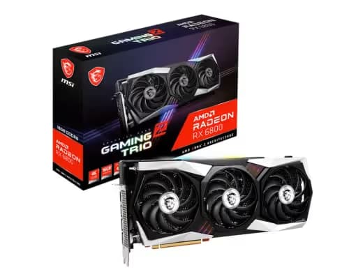 MSI GAMING Z TRIO Radeon RX 6800 16GB GDDR6 Silver / Black main image