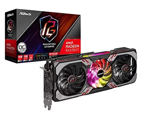 ASRock Radeon RX 6700 XT PGD 12GB GDDR6 Silver / Black image