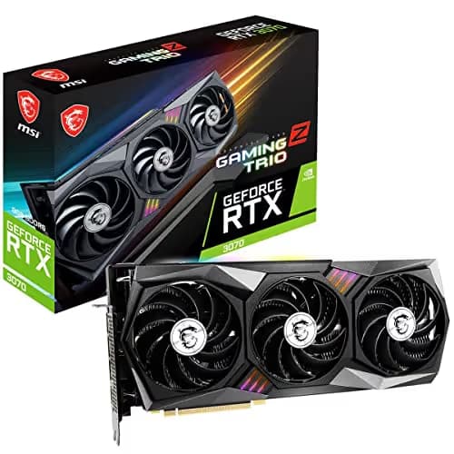 MSI GAMING Z TRIO GeForce RTX 3070 LHR 8GB GDDR6 Black / Silver main image