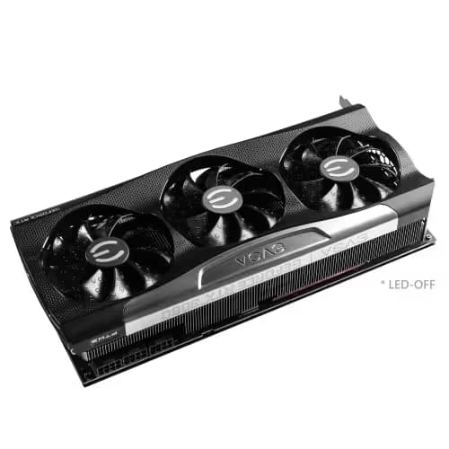 EVGA FTW3 ULTRA GAMING GeForce RTX 3080 LHR 12GB GDDR6X Black image