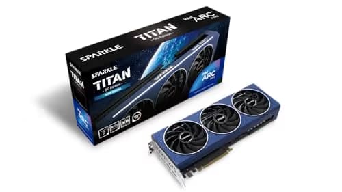 Sparkle TITAN OC Arc A770 16GB GDDR6 Blue / Black image