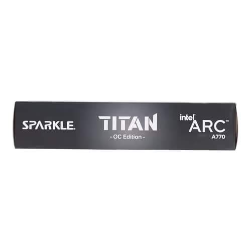 Sparkle TITAN OC Arc A770 16GB GDDR6 Blue / Black image
