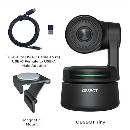 OBSBOT Tiny 1080p 720p Webcam image