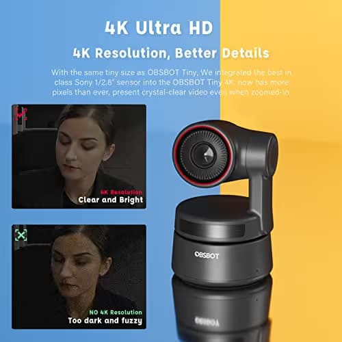 OBSBOT Tiny 4K Webcam image