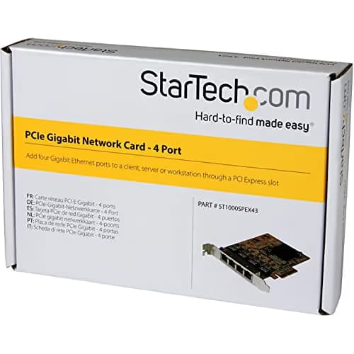 StarTech ST1000SPEX4 4 x Gigabit Ethernet PCIe x4 image