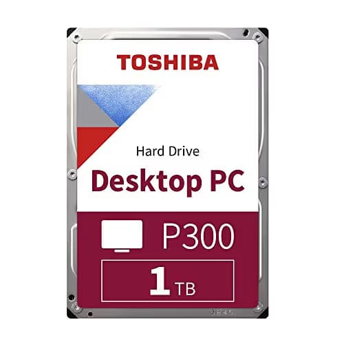 Toshiba P300 1TB 3.5" HDD 7200RPM SATA 6.0 Gb/s image