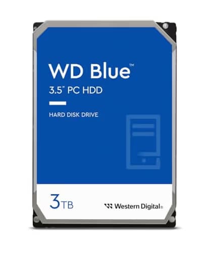 Western Digital Blue 3 TB HDD 5400RPM 3.5" SATA main image