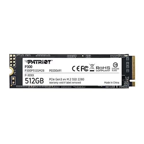 Patriot P300 512 GB SSD M.2-2280 PCIe 3.0 X4 NVMe image