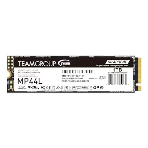 TEAMGROUP MP44L 1TB SSD M.2 PCIe 4.0 NVMe image
