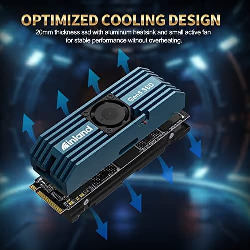 Inland TD510 2TB SSD M.2-2280 PCIe 5.0 X4 NVMe image